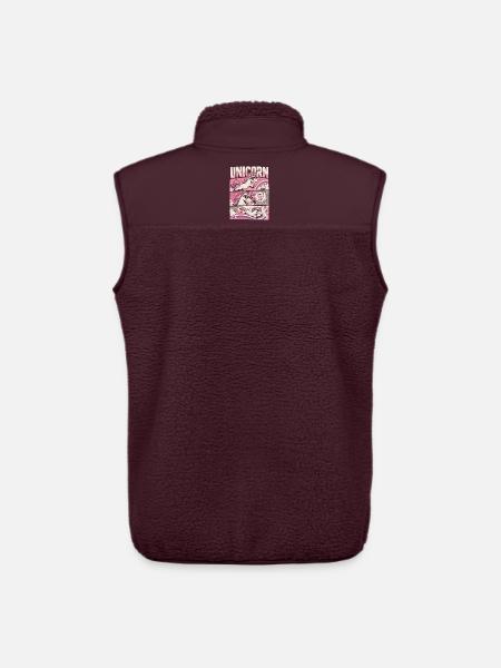 Sparkle Mode On – Cooles Einhorn Comic - Unisex Sherpaweste von Stanley/Stella - Maroon