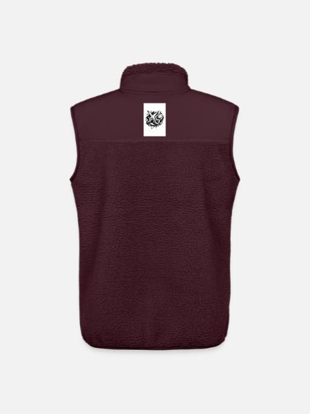 XO - Veste sans manches sherpa unisexe Stanley/Stella - maroon