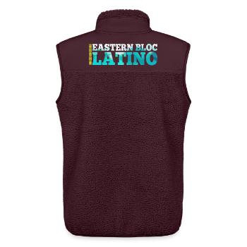 Ostblock Latino Kasache Kasachstan Geschenk - Unisex Sherpaweste von Stanley/Stella - Maroon - Hinten - AI Model Male 178 light (178cm)