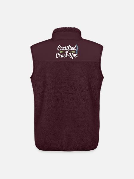 Intégrité Céptubrale Clinique Agréée DC - Veste sans manches sherpa unisexe Stanley/Stella - maroon