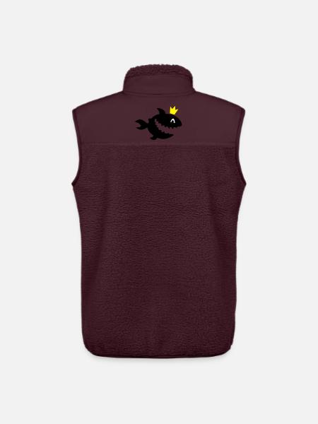 requin - Veste sans manches sherpa unisexe Stanley/Stella - maroon