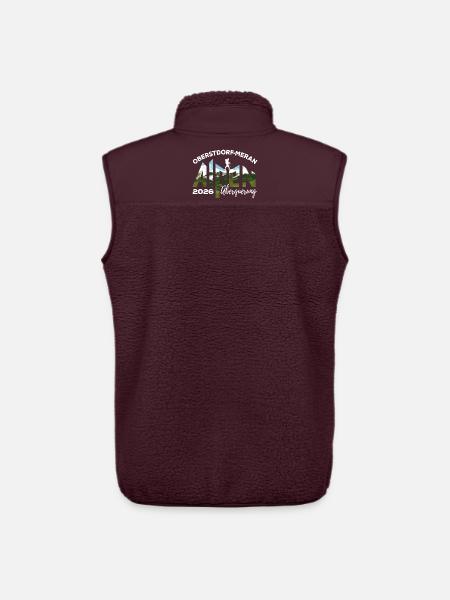Alpenüberquerung 2026, Oberstdorf Meran, Wandern - Unisex Sherpaweste von Stanley/Stella - Maroon