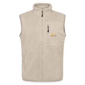 Verzaubertes Karussell Unisex Illustration - Unisex Sherpaweste von Stanley/Stella - Beige - Vorne - AI Model Male 178 light (178cm) & AI Model Female 172 light (172cm)
