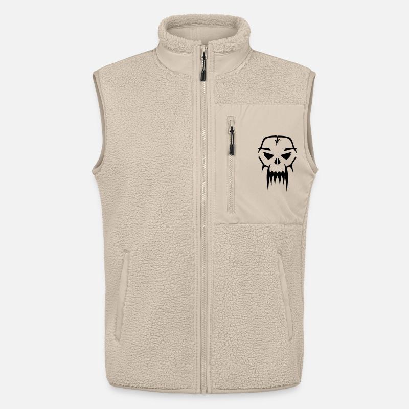 Demon Skull 4.3 - Unisex Sherpaweste von Stanley/Stella - Beige