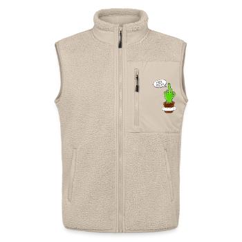 Graffiti - Unisex Sherpaweste von Stanley/Stella - Beige - Vorne - AI Model Male 178 light (178cm) & AI Model Female 172 light (172cm)