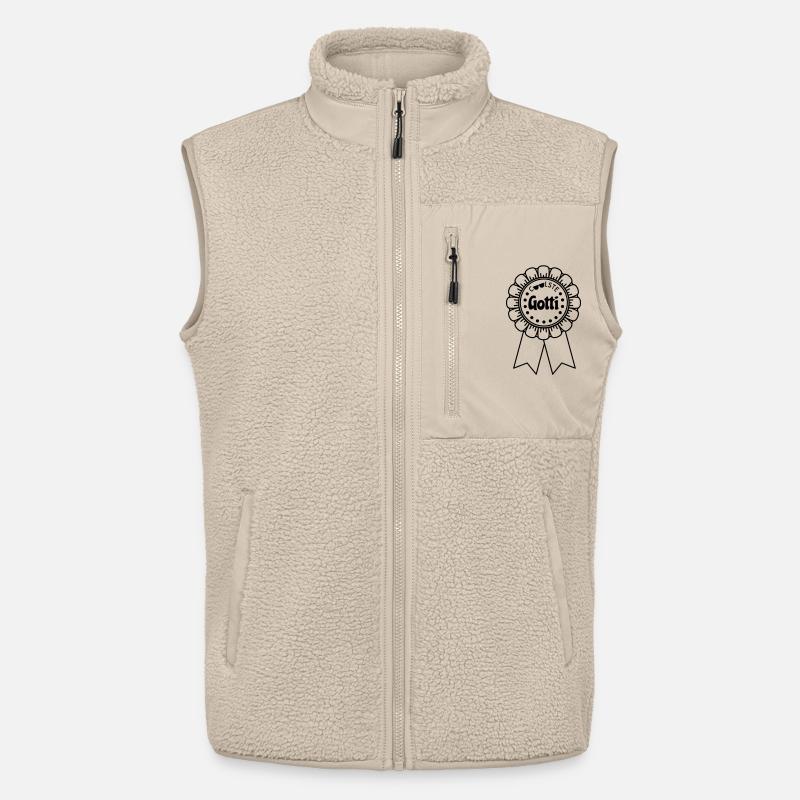 Coolste Gotti - Unisex Sherpaweste von Stanley/Stella - Beige