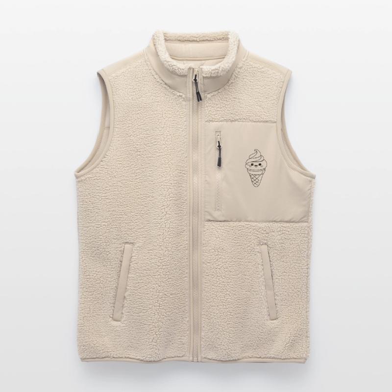 Softeis Eiscreme Icon Minimal Statement Unisex Sherpaweste von Stanley/Stella