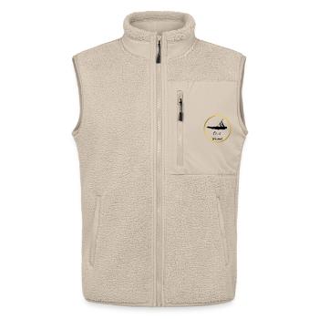 Figure street workout - Veste sans manches sherpa unisexe Stanley/Stella - beige - Devant - AI Model Male 178 light (178cm) & AI Model Female 172 light (172cm)