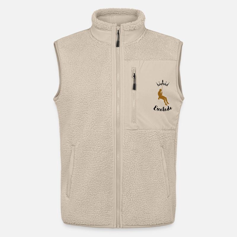 Schwebender Kletterer - Unisex Sherpaweste von Stanley/Stella - Beige