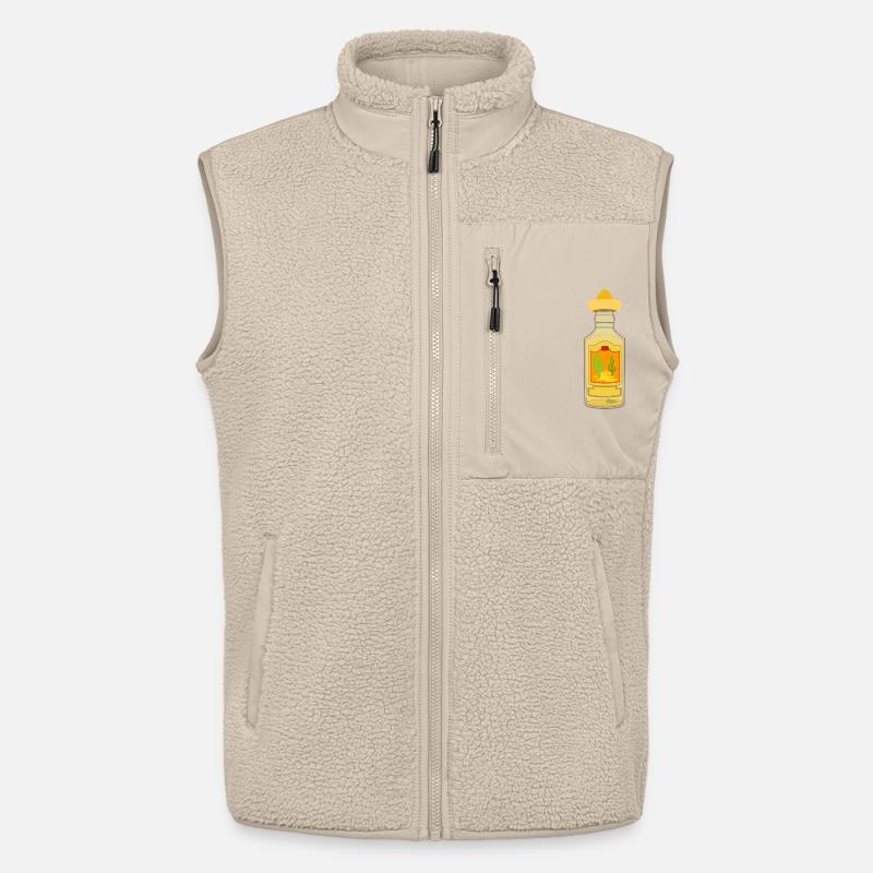 Tequila Flasche Mexico - Unisex Sherpaweste von Stanley/Stella - Beige