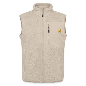 Team Waffle - Unisex Sherpaweste von Stanley/Stella - Beige - Vorne - AI Model Male 178 light (178cm) & AI Model Female 172 light (172cm)