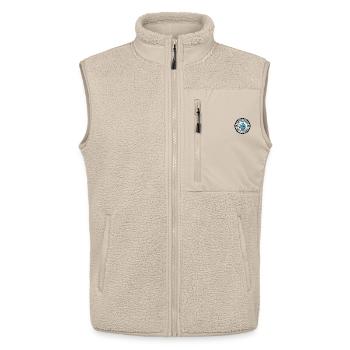 Stay Hydrated - Unisex Sherpaweste von Stanley/Stella - Beige - Vorne - AI Model Male 178 light (178cm) & AI Model Female 172 light (172cm)