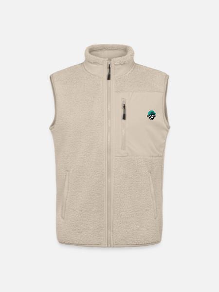 chimpanzee - Unisex Sherpaweste von Stanley/Stella - Beige
