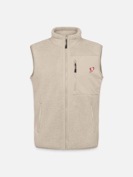 Niedlicher pinker Axolotl - Unisex Sherpaweste von Stanley/Stella - Beige