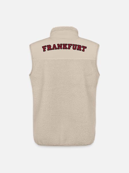 Frankfurt College Style - Unisex Sherpa Gilet by Stanley/Stella - beige