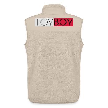 ToyBoy2 - Unisex Sherpa Gilet by Stanley/Stella - beige - Back - AI Model Male 178 light (178cm)