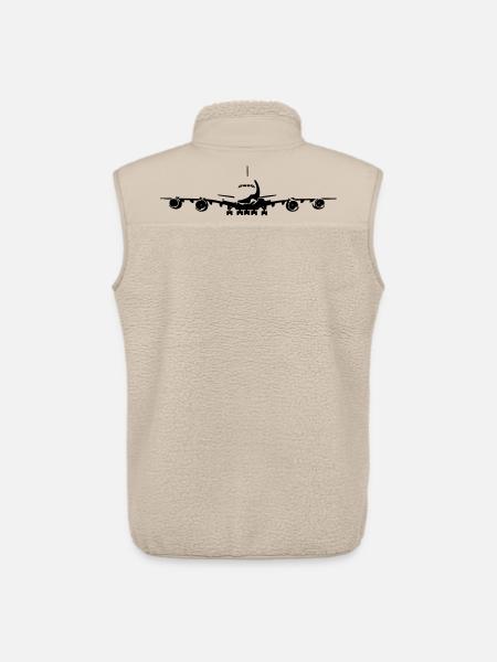 a380 - Veste sans manches sherpa unisexe Stanley/Stella - beige