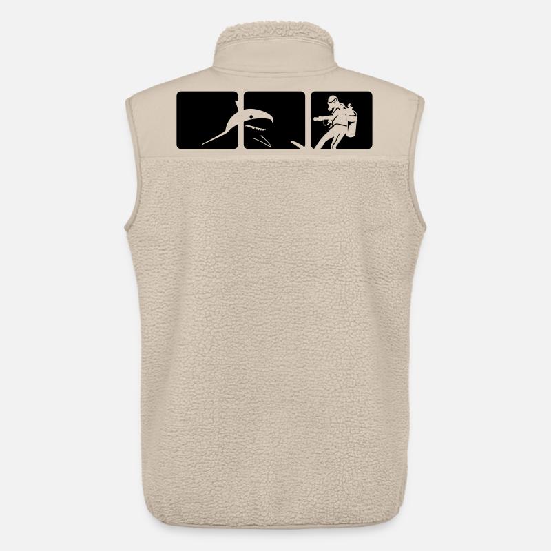shark dive - Unisex Sherpaweste von Stanley/Stella - Beige