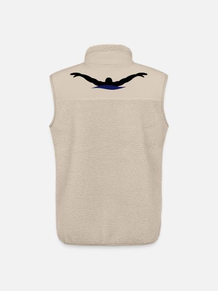swim - Unisex Sherpa Gilet by Stanley/Stella - beige