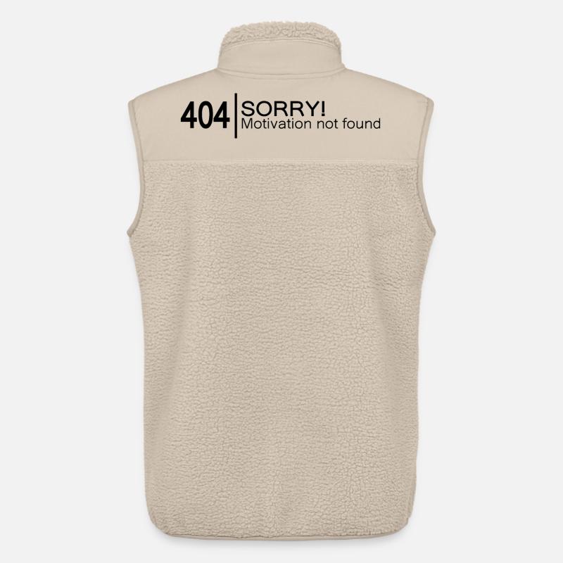 404 Sorry Motivation not found. - Unisex Sherpaweste von Stanley/Stella - Beige