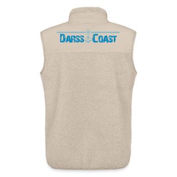 Darss Coast - Dein Statement für den Darss - Unisex Sherpaweste von Stanley/Stella - Beige - Hinten - AI Model Male 178 light (178cm)