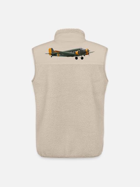 Ju 52 - Unisex Sherpa Gilet by Stanley/Stella - beige