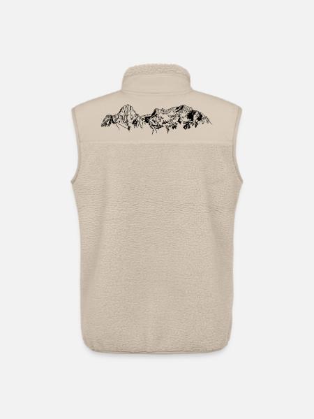 Totes Gebirge, Spitzmauer, Priel, Upper Austria - Unisex Sherpa Gilet by Stanley/Stella - beige