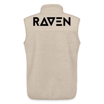 Rave - Veste sans manches sherpa unisexe Stanley/Stella - beige - Dos - AI Model Male 178 light (178cm)