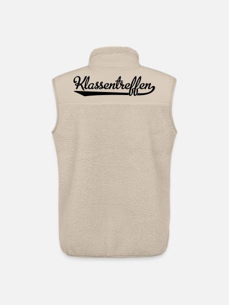Klassentreffen - Unisex Sherpaweste von Stanley/Stella - Beige