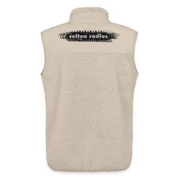 selten radlos reifenabdruck spruch radfahren - Unisex Sherpaweste von Stanley/Stella - Beige - Hinten - AI Model Male 178 light (178cm)