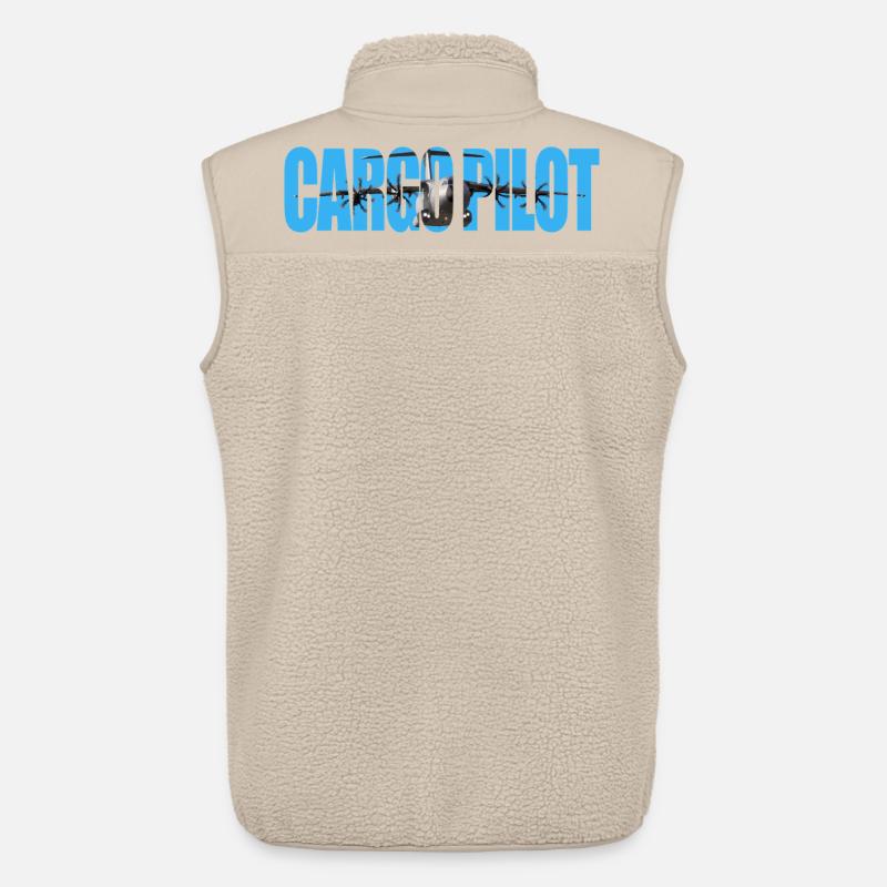 Cargo pilot A-400 - Unisex Sherpaweste von Stanley/Stella - Beige