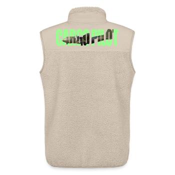 Cargo pilot C-160 - Unisex Sherpa Gilet by Stanley/Stella - beige - Back - AI Model Male 178 light (178cm)