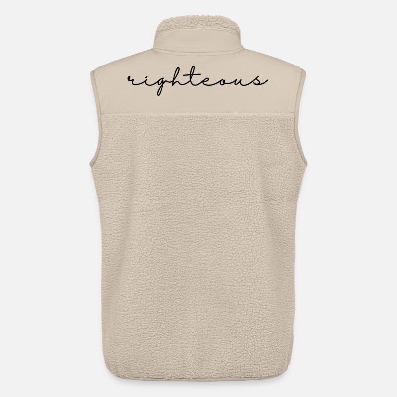 Rechtschaffenes Drehbuch - Unisex Sherpaweste von Stanley/Stella - Beige