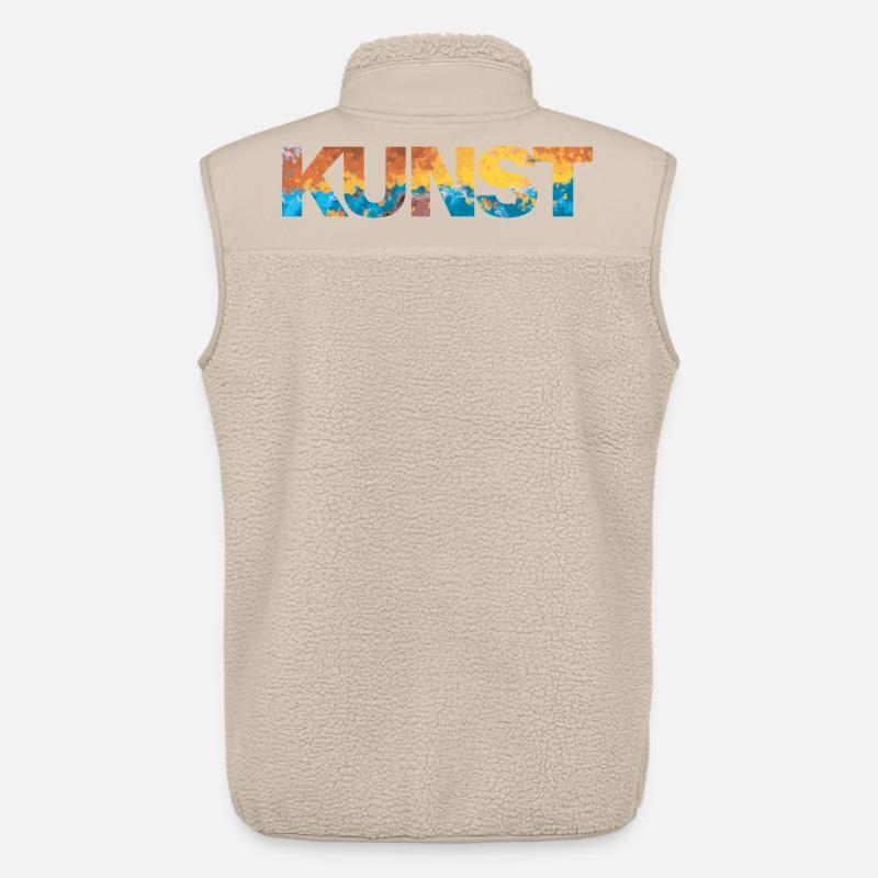 Kunst - Unisex Sherpaweste von Stanley/Stella - Beige