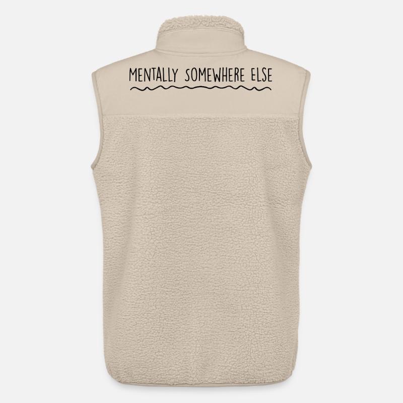 Geistig woanders - Unisex Sherpaweste von Stanley/Stella - Beige
