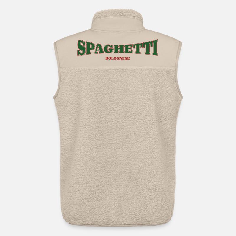 Spaghetti Bolognese - Unisex Sherpaweste von Stanley/Stella - Beige