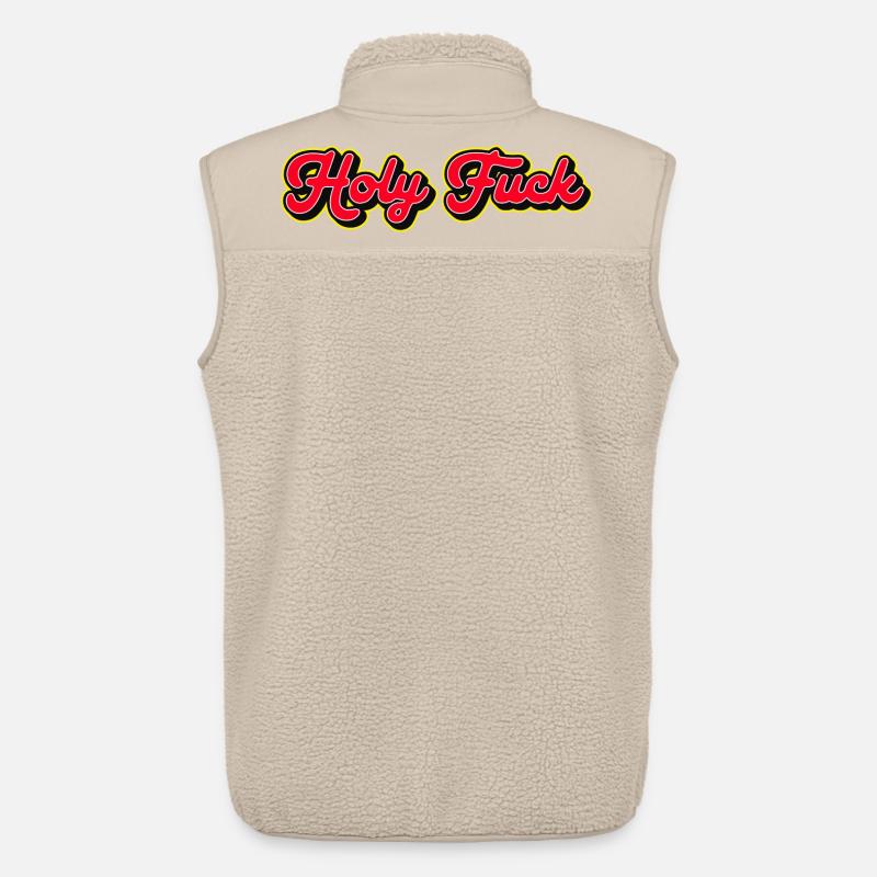 Heilige Scheiße 3D Red Script - Unisex Sherpaweste von Stanley/Stella - Beige
