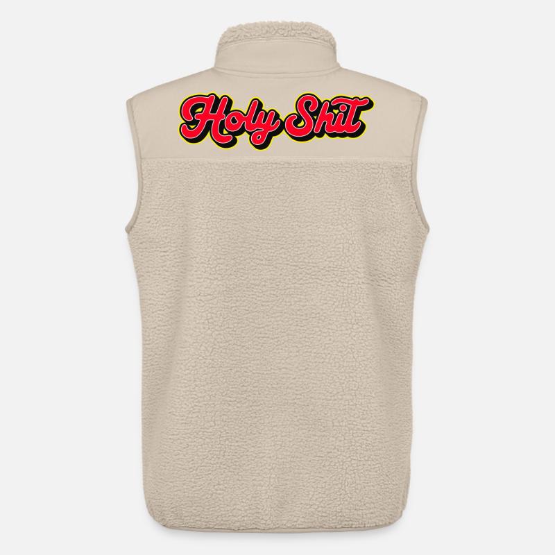 Heilige Scheiße, 3D Red Script - Unisex Sherpaweste von Stanley/Stella - Beige