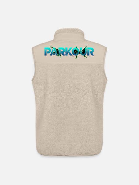 Parkour Freerunning Sport - Unisex Sherpa Gilet by Stanley/Stella - beige