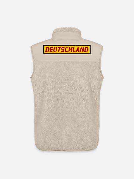 Deutschland Neon Retro Design - Unisex Sherpaweste von Stanley/Stella - Beige