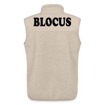 Blockade - Unisex Sherpaweste von Stanley/Stella - Beige - Hinten - AI Model Male 178 light (178cm)