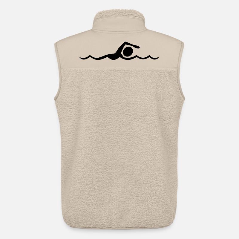 Schwimmer - Unisex Sherpaweste von Stanley/Stella - Beige
