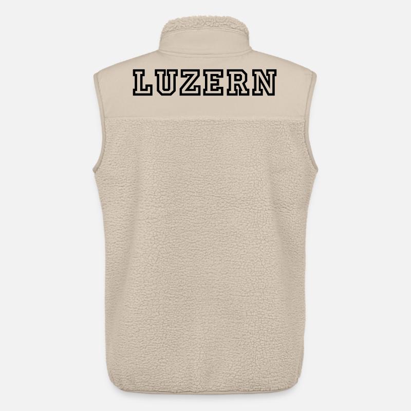 Luzern - Unisex Sherpaweste von Stanley/Stella - Beige