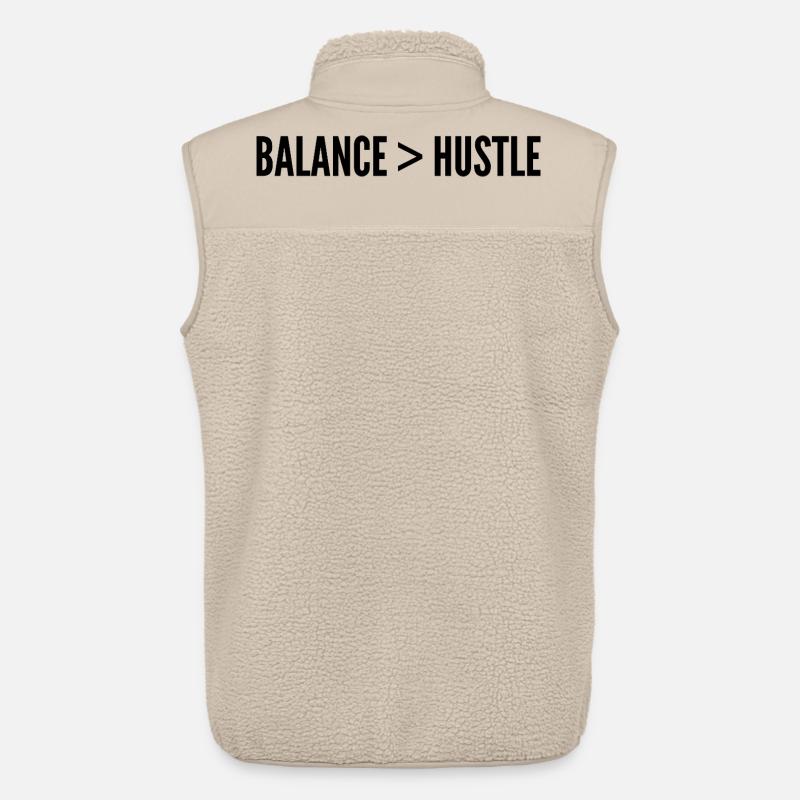 Équilibre Plus Fort Que L’Ambition - Veste sans manches sherpa unisexe Stanley/Stella - beige