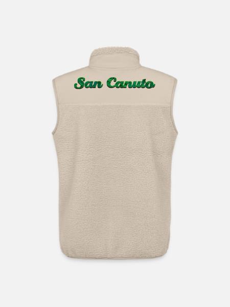 San Cantita Tropical Verde - Unisex Sherpa Gilet by Stanley/Stella - beige