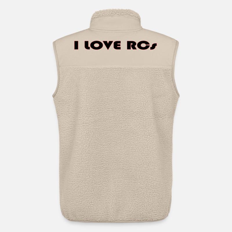Ich liebe Rcs - Unisex Sherpaweste von Stanley/Stella - Beige