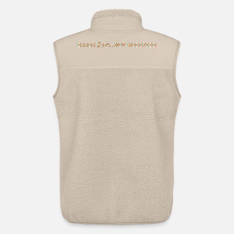 Error304_NotModified - Unisex Sherpa Gilet by Stanley/Stella - beige