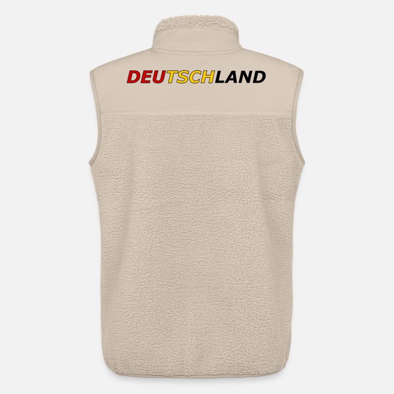 Deutsche Farben Fanshirt - Unisex Sherpaweste von Stanley/Stella - Beige