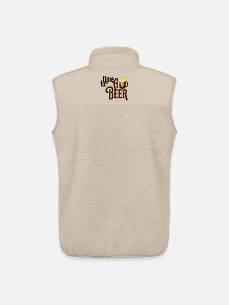 Bier - Unisex Sherpaweste von Stanley/Stella - Beige