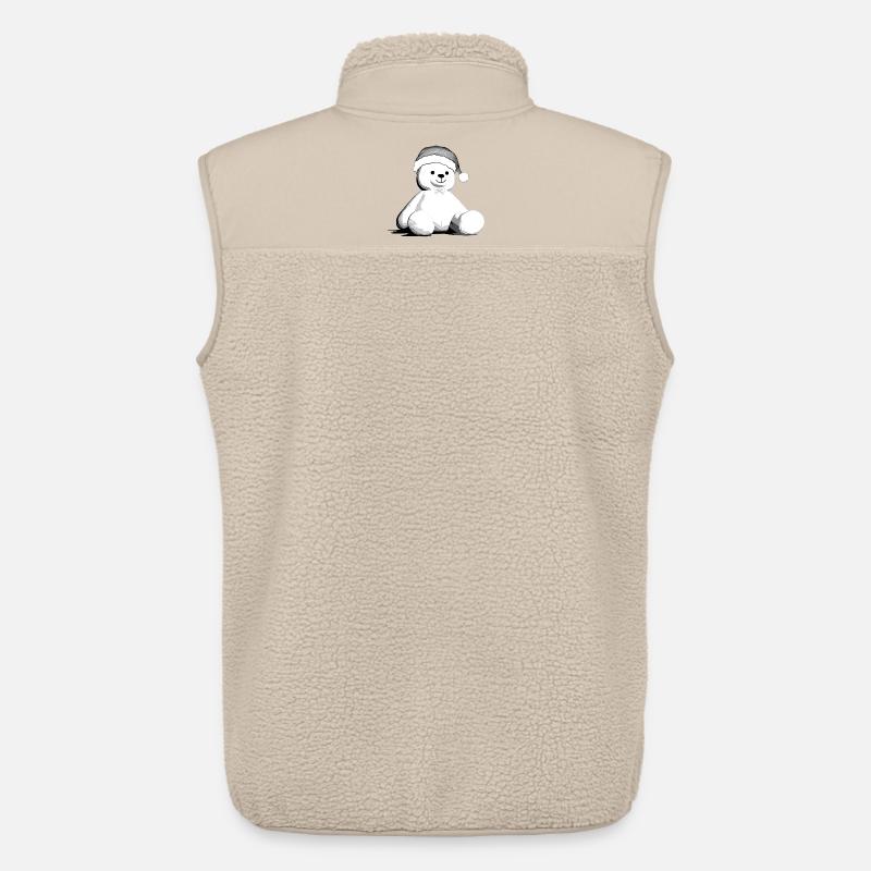 Bärchen - Unisex Sherpaweste von Stanley/Stella - Beige